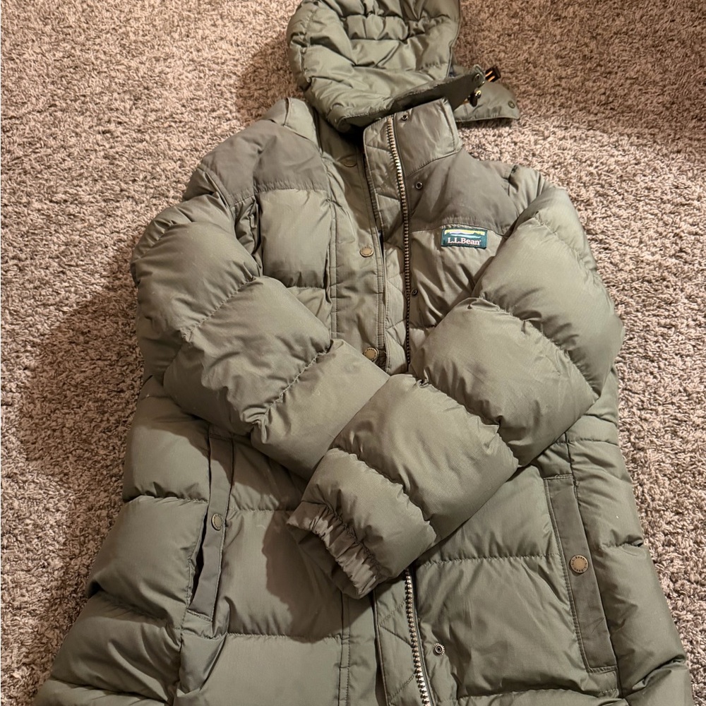 L.L. Bean Olive Women’s Down Parka